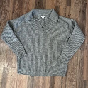 Nine West Green V-Neck Women's Sweater Size M